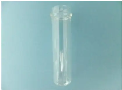 サンプルビン 透明ガラス平底 3.0ml